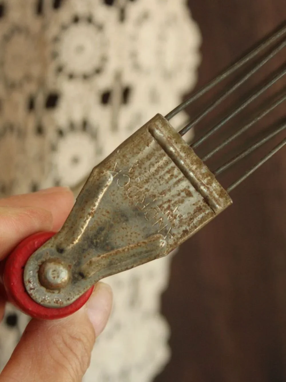Vintage manual dough